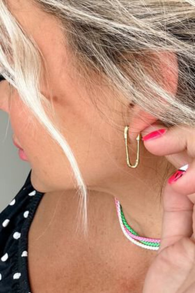 SAFETY PIN EARRINGS