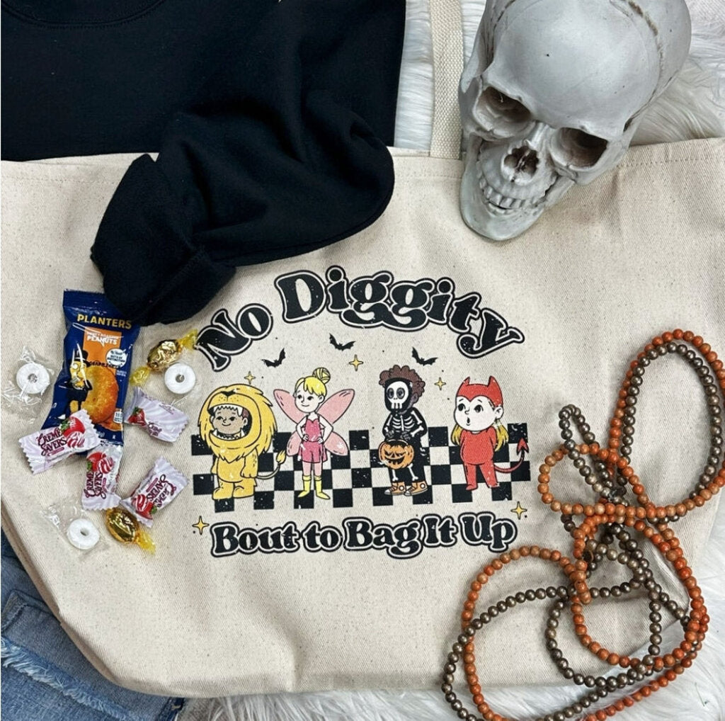 No Diggity Canvas Bag