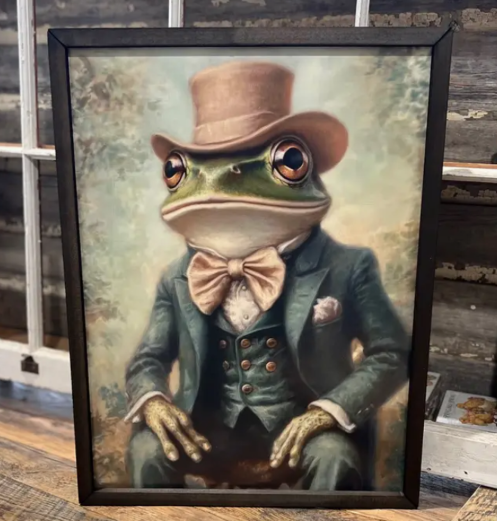 Victorian Frog Box Frame
