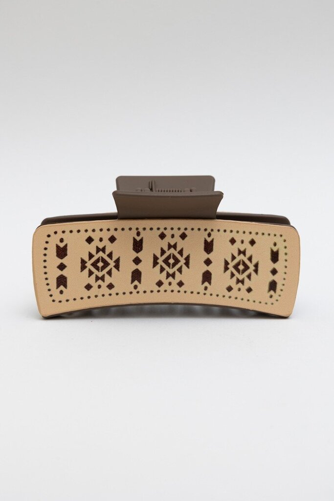 Abstract Aztec Hair Clip