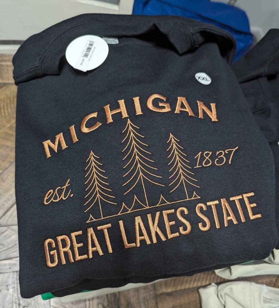 Michigan Pines Crewneck