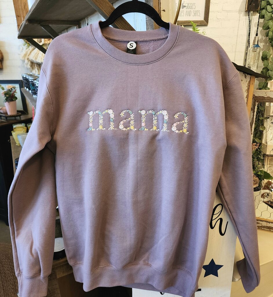 Mama Floral Crewneck