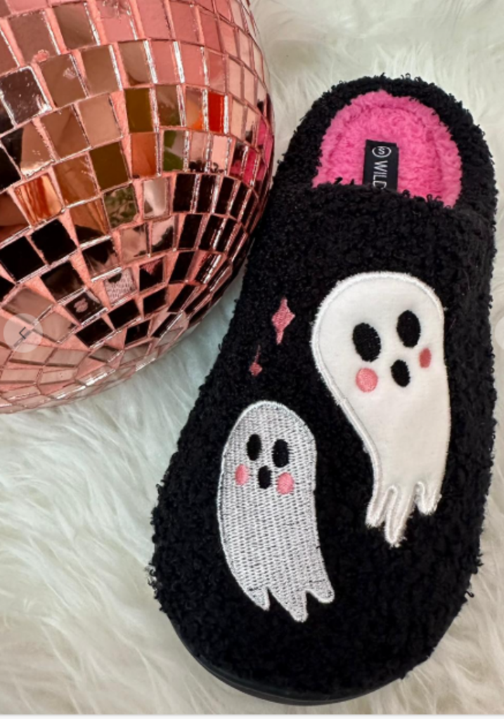 Black Ghost Slippers