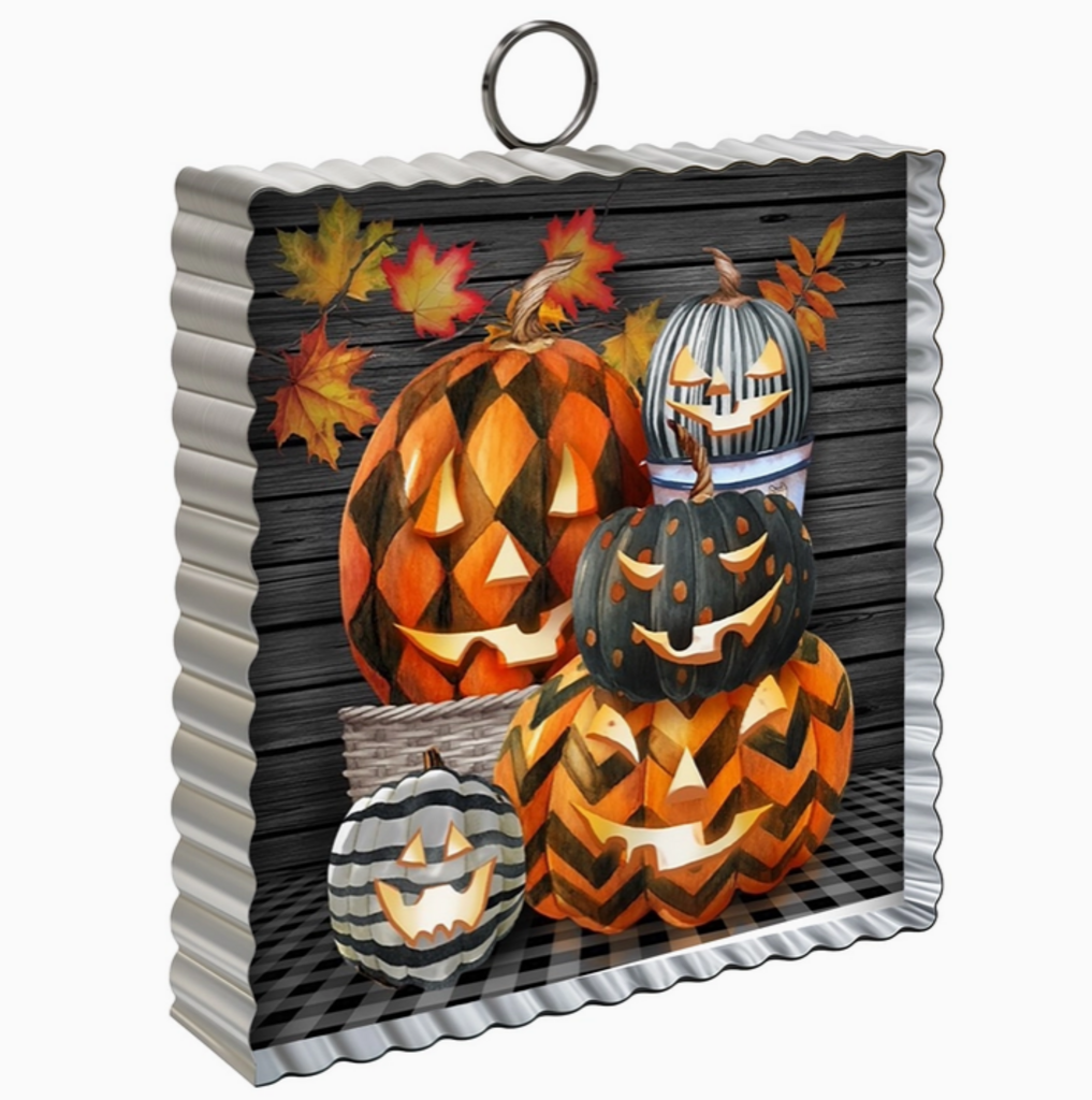 Jack O Lantern Metal Mini