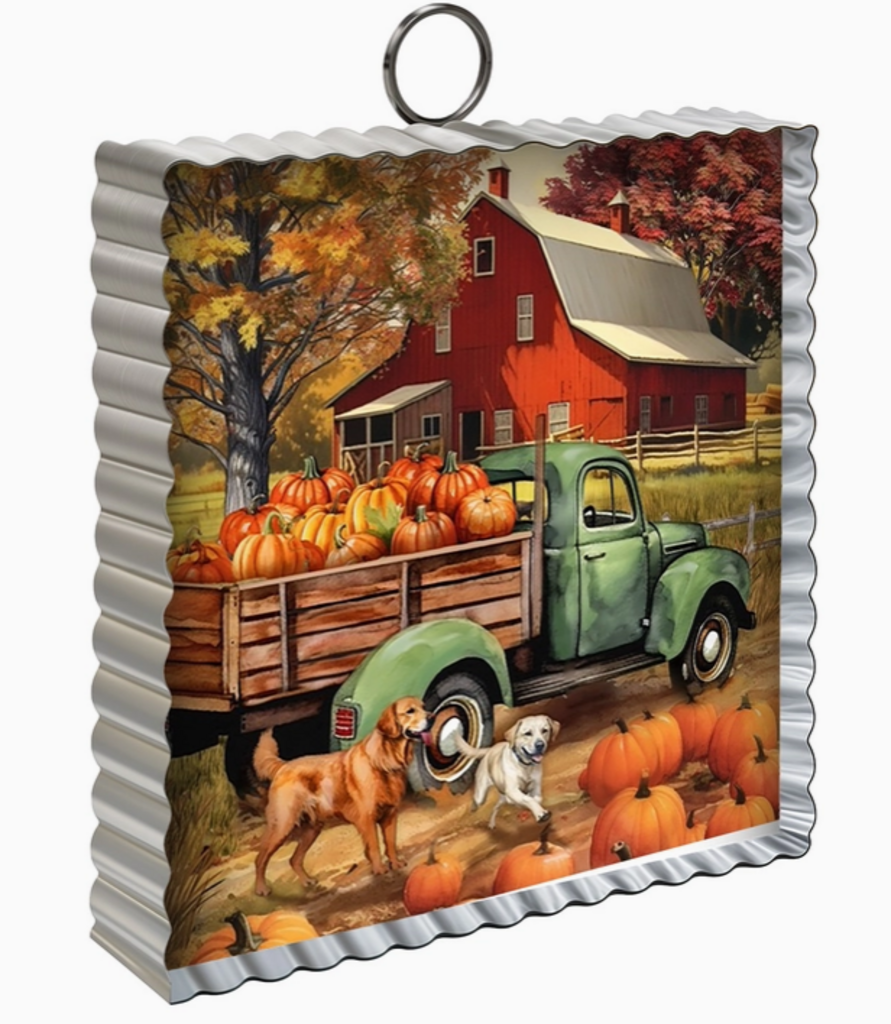 Autumn Farm Metal Mini