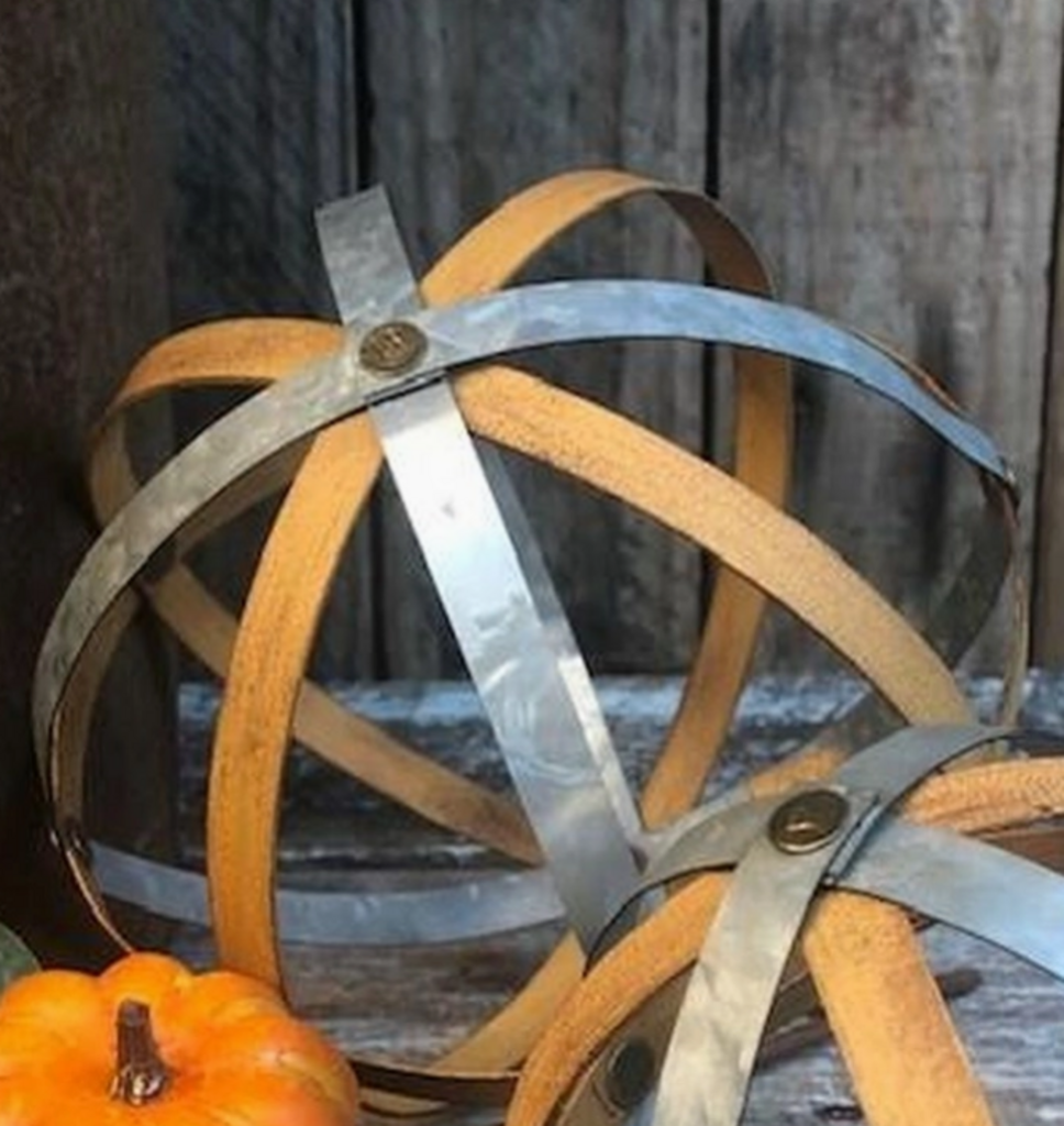 Lg Galvanized Sphere