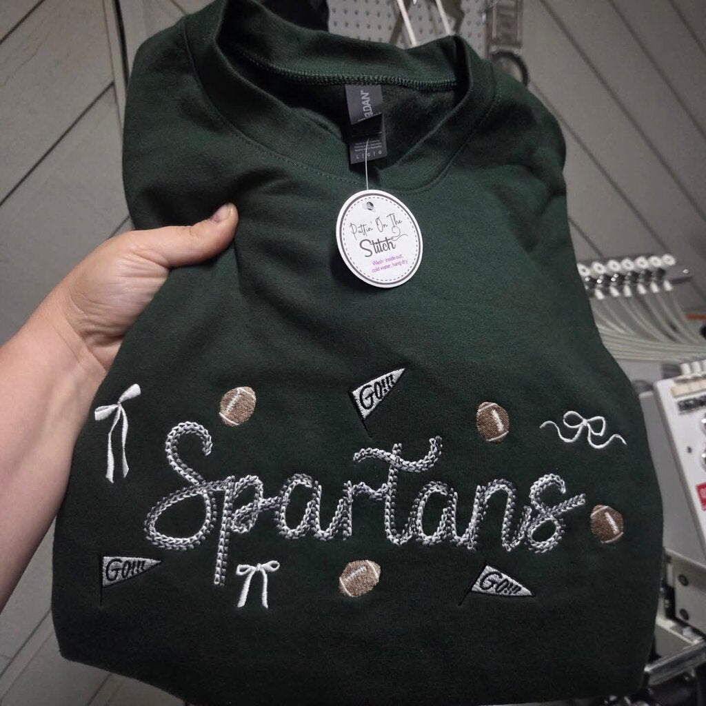 Spartans Cheer Embroidered