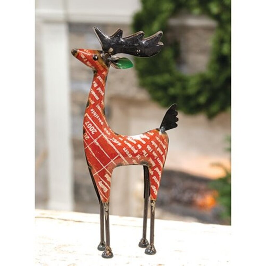 Recycled Red Reindeer
