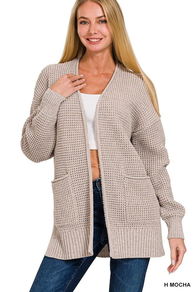 Waffle Cardi