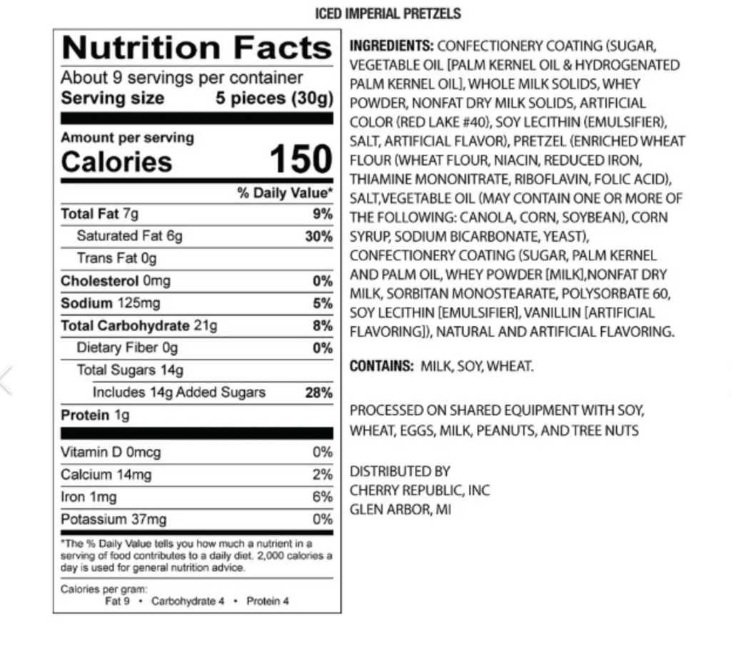 Iced Imperial Pretzels