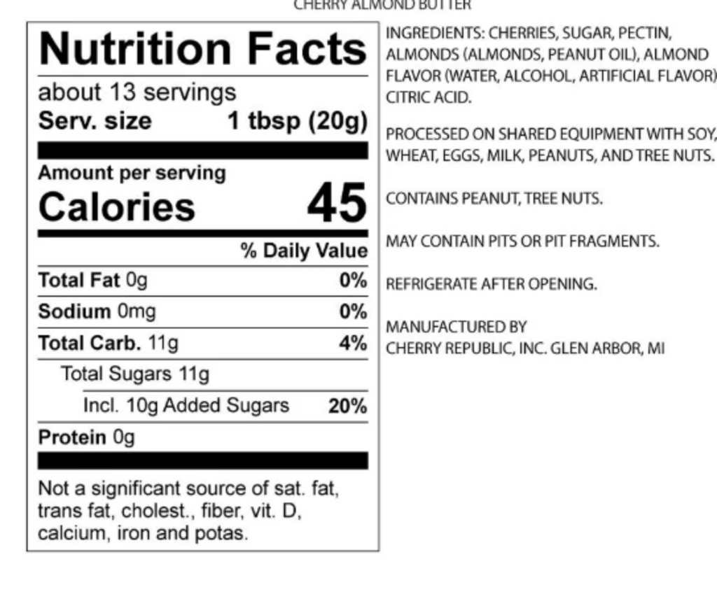 Cherry Almond Butter