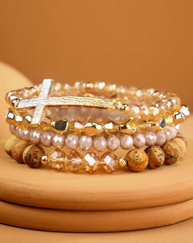 4 Layer Stone Bracelet