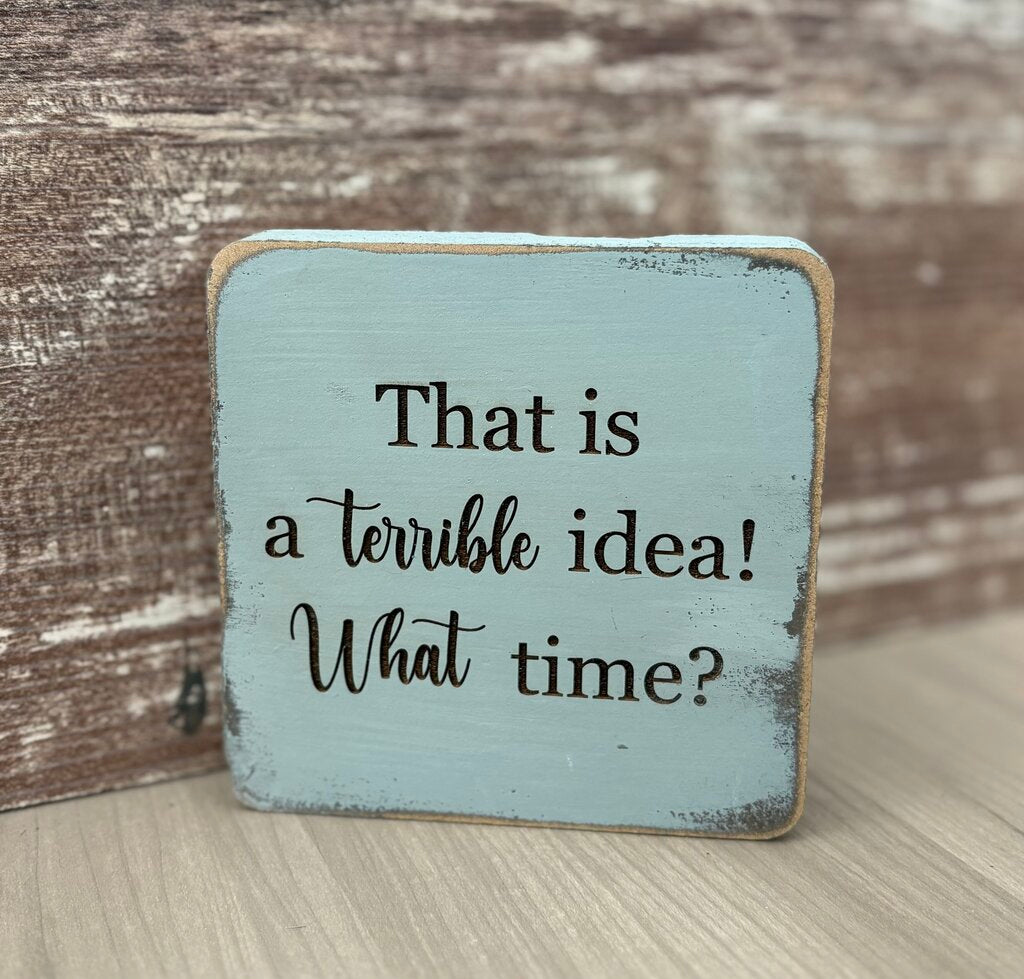 That's a terrible idea 4x4