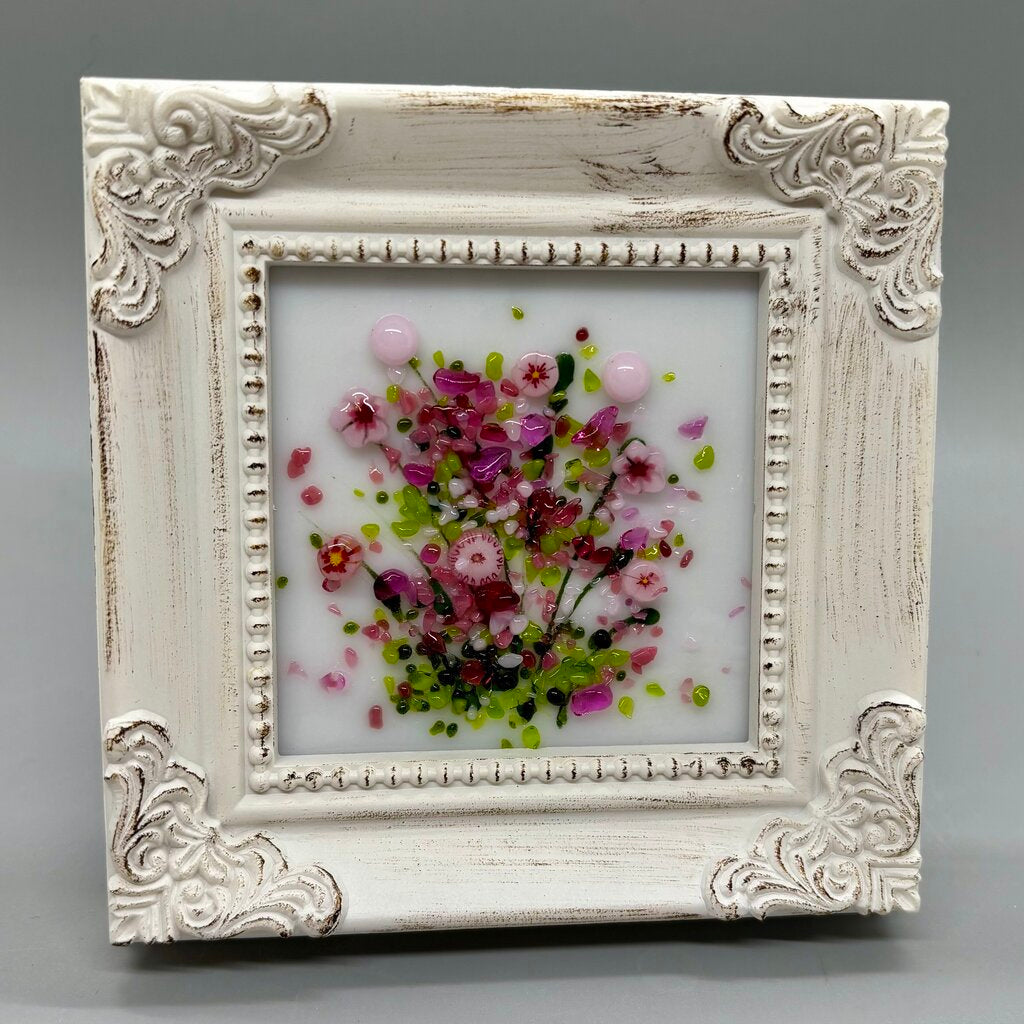 Pink Wildflower Mini Frame