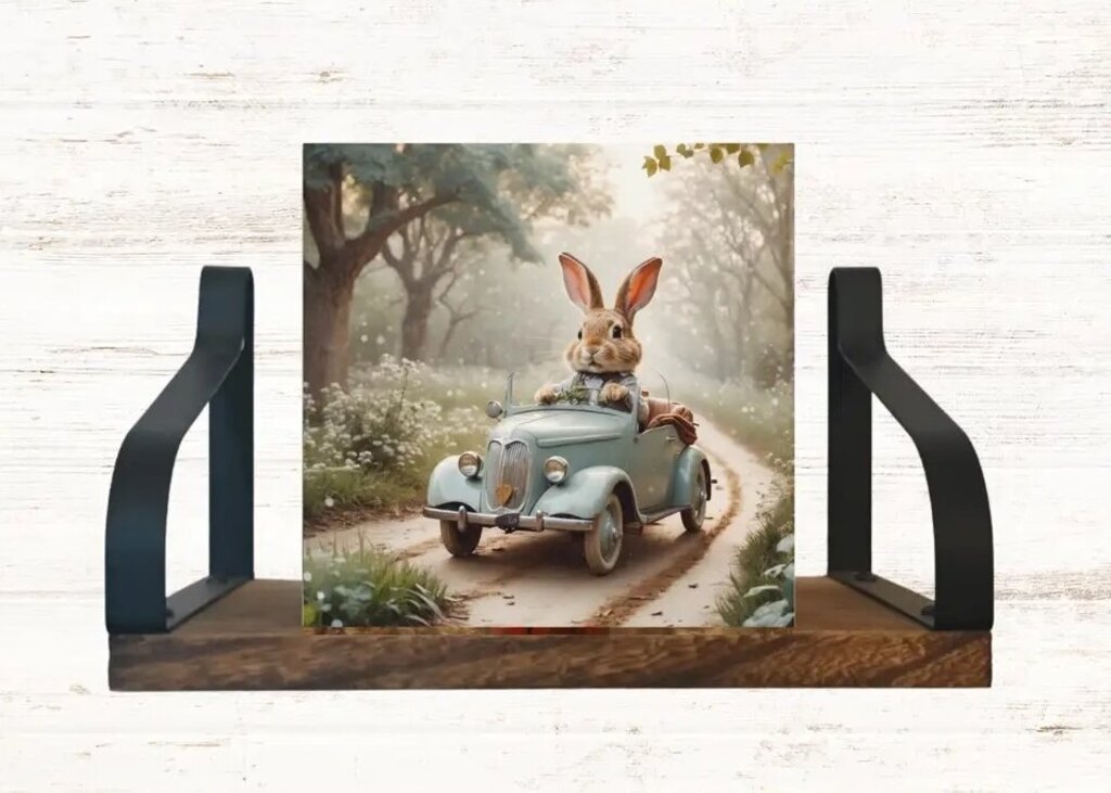 Bunny Blue Car