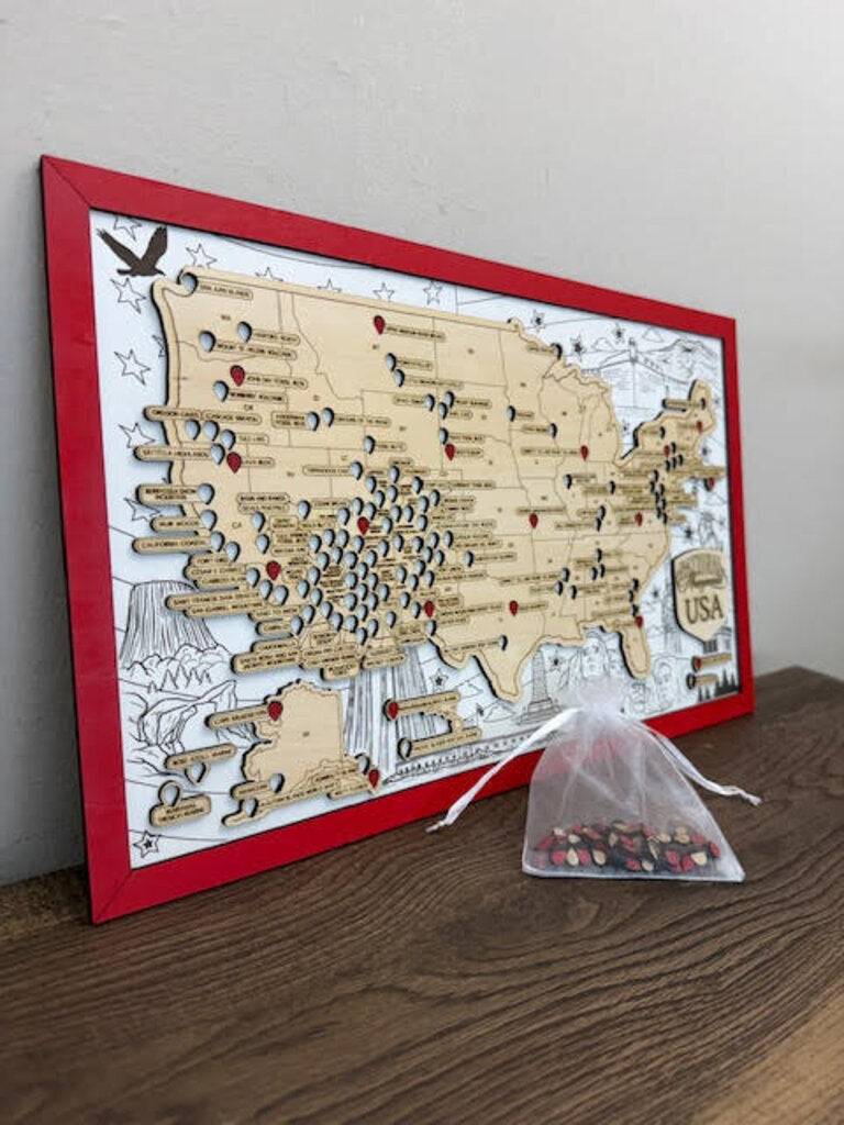 National Monument Travel Tracker Map