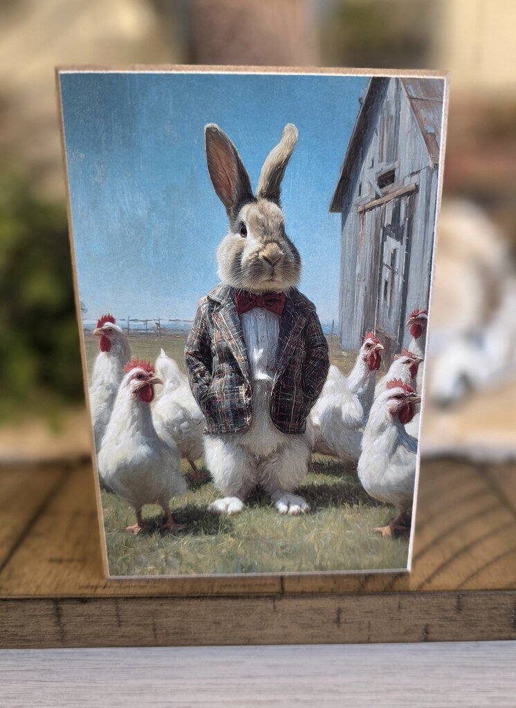 Bunny Flock Block