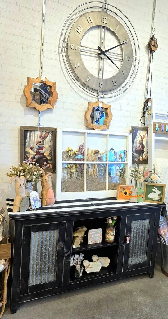 Black distressed Tv Cabinet