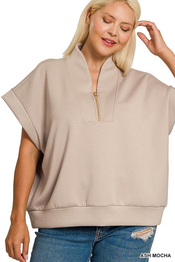 Scuba High Neck Half Zip