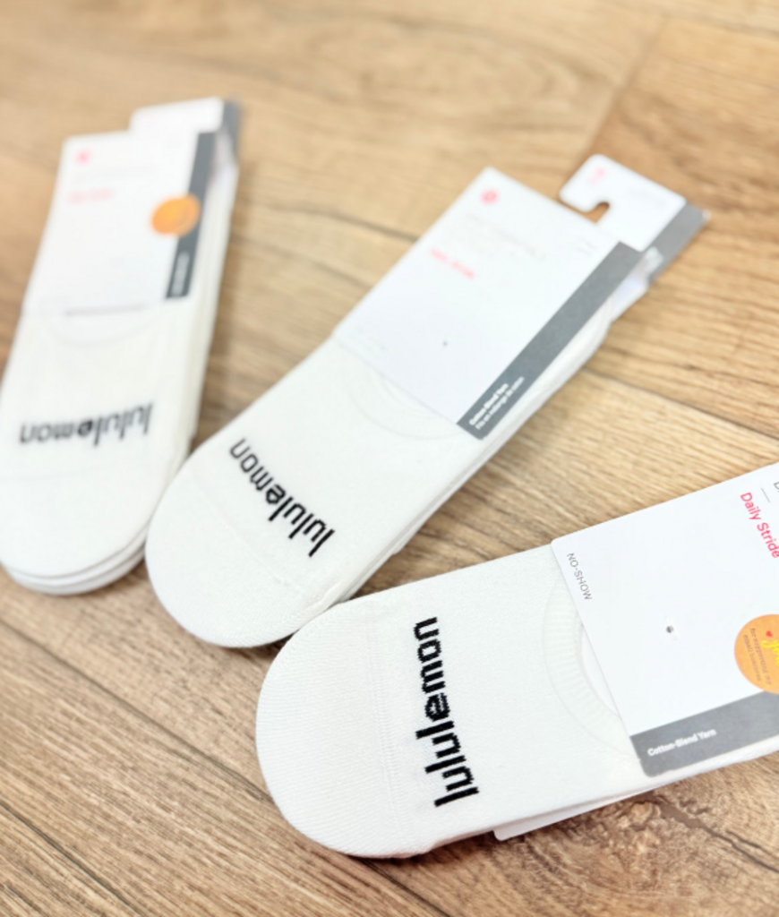 Lululemon Daily Stride No-show Socks