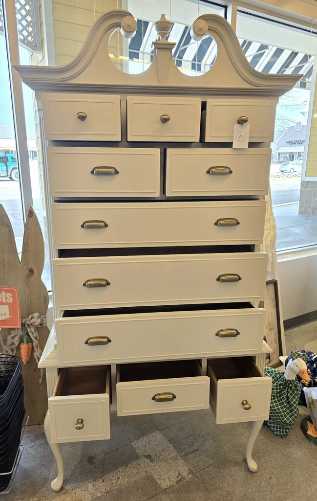 Epiphany Ecru Highboy Dresser