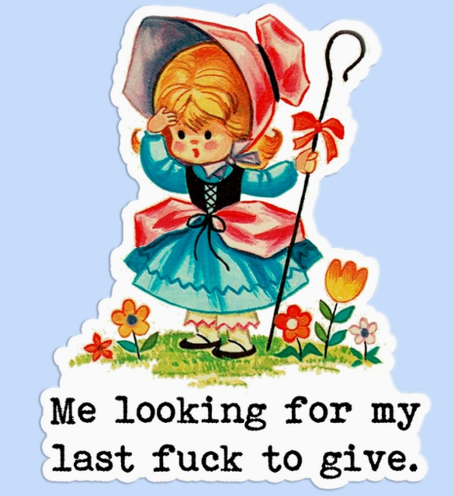 My last F sticker