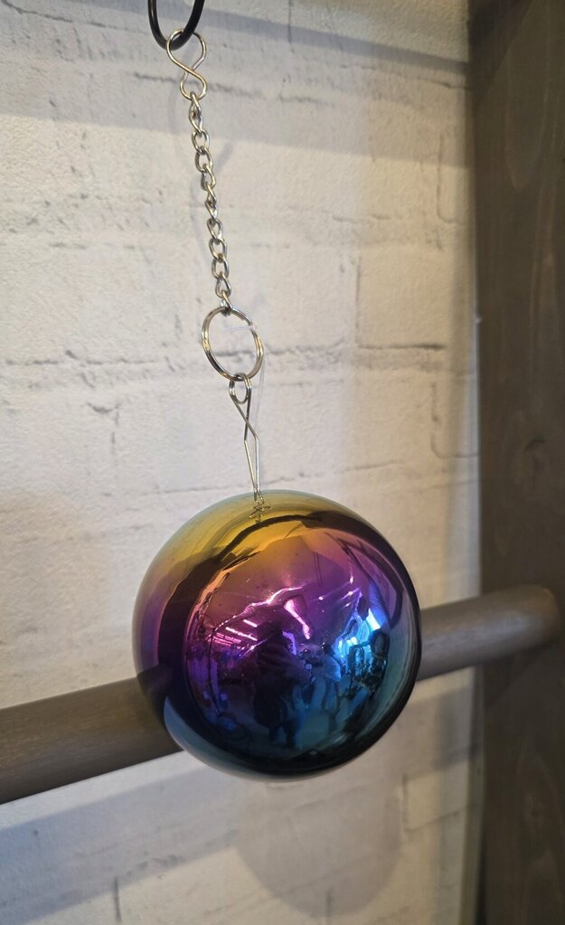 4in Metallic Globe