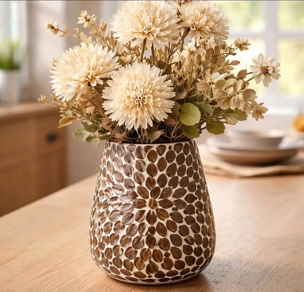 12in Cream Chrysanthemum