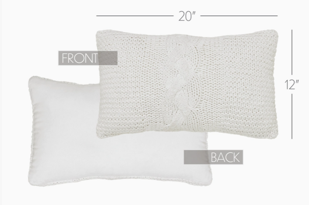 Cable Knit Sweater Pillow