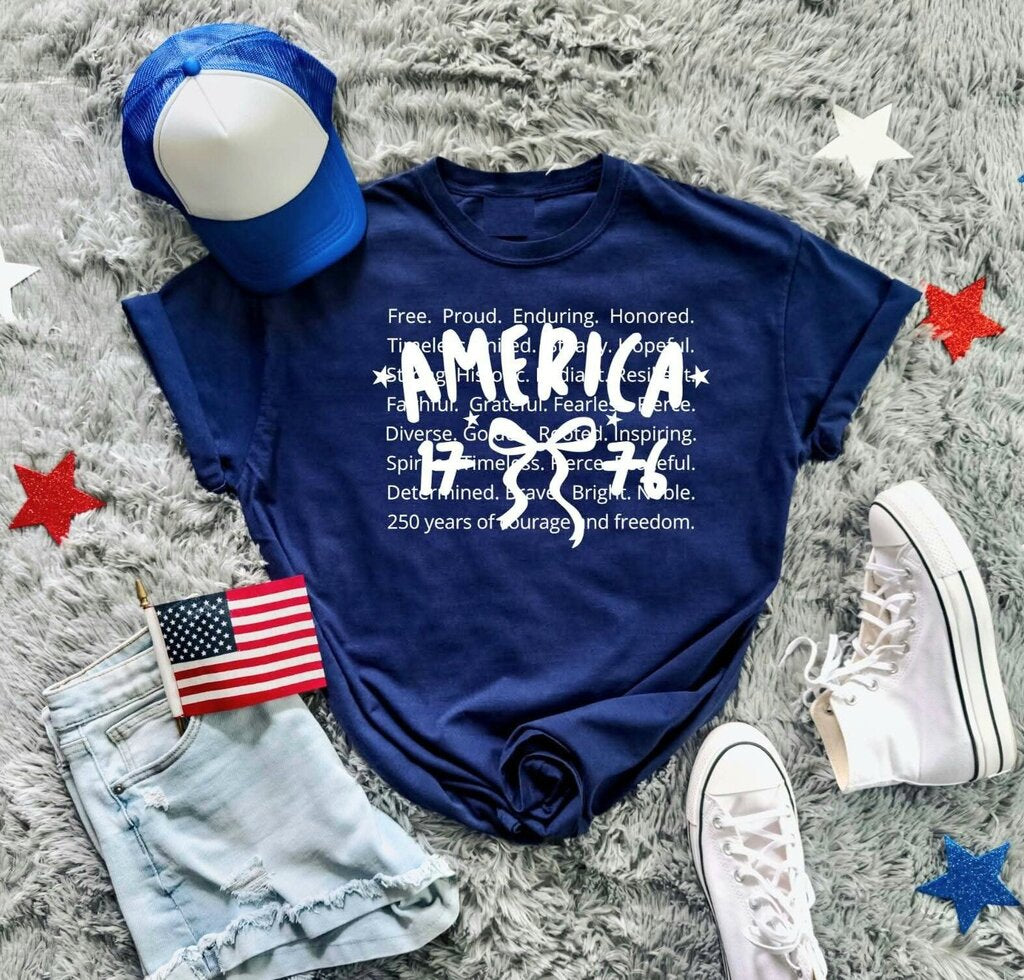 America Bow Tee