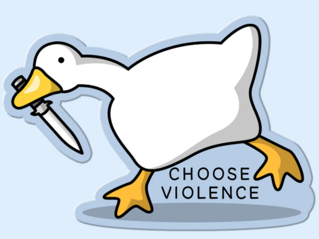 Choose Violence Sticker