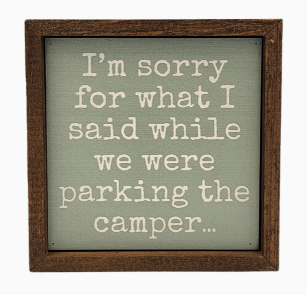 Sorry While Parking Camper