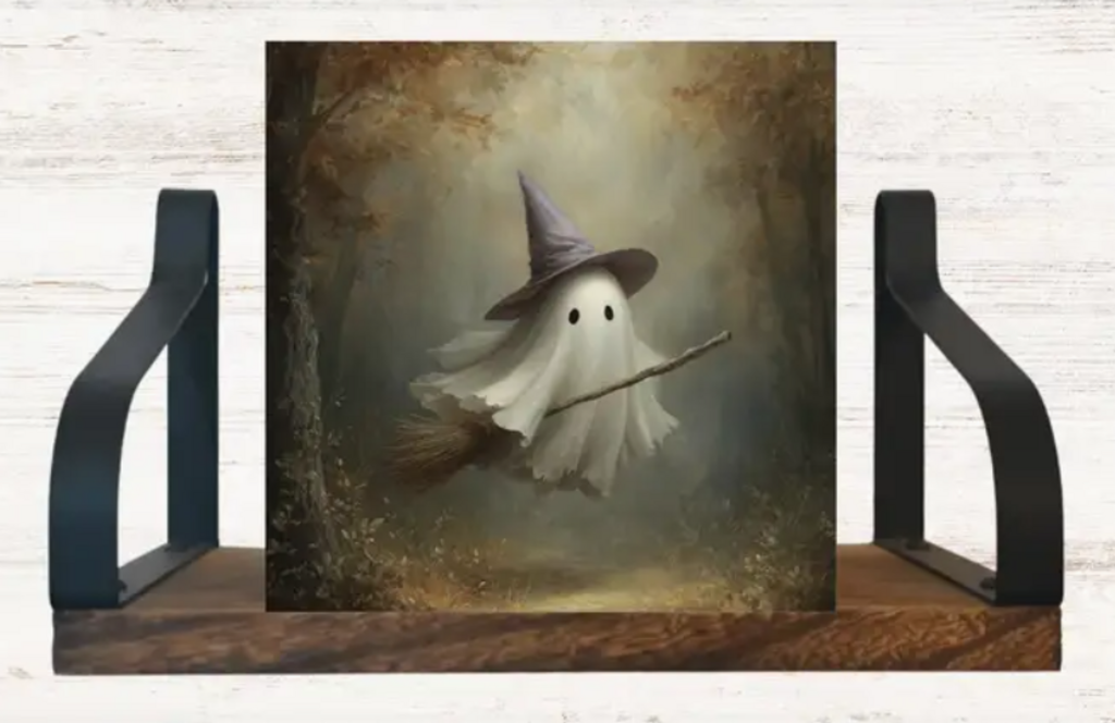 Ghost Flying Broomstick