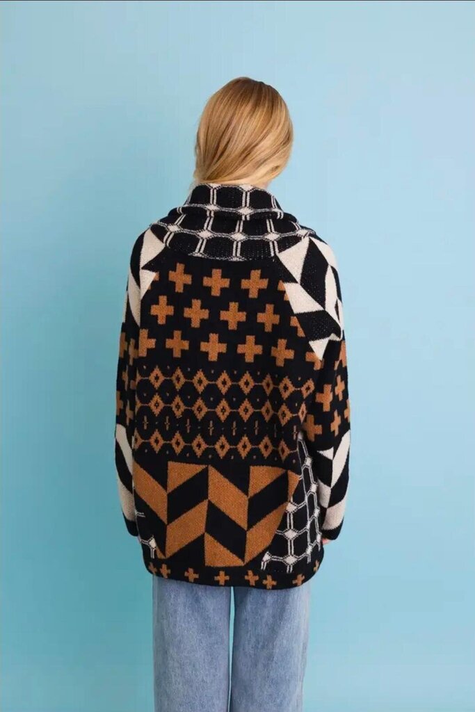 Geometric Knit Cardigan