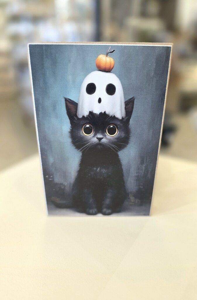 Ghost Cat Friends Block