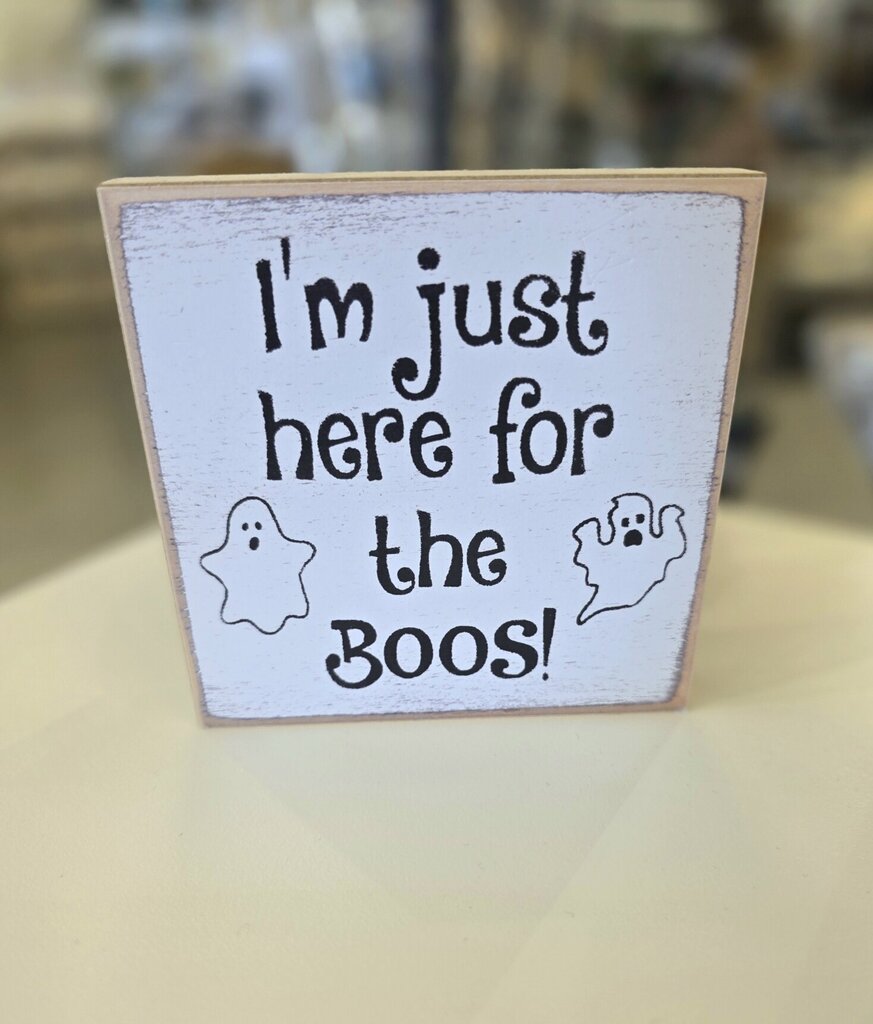Here for the Boos