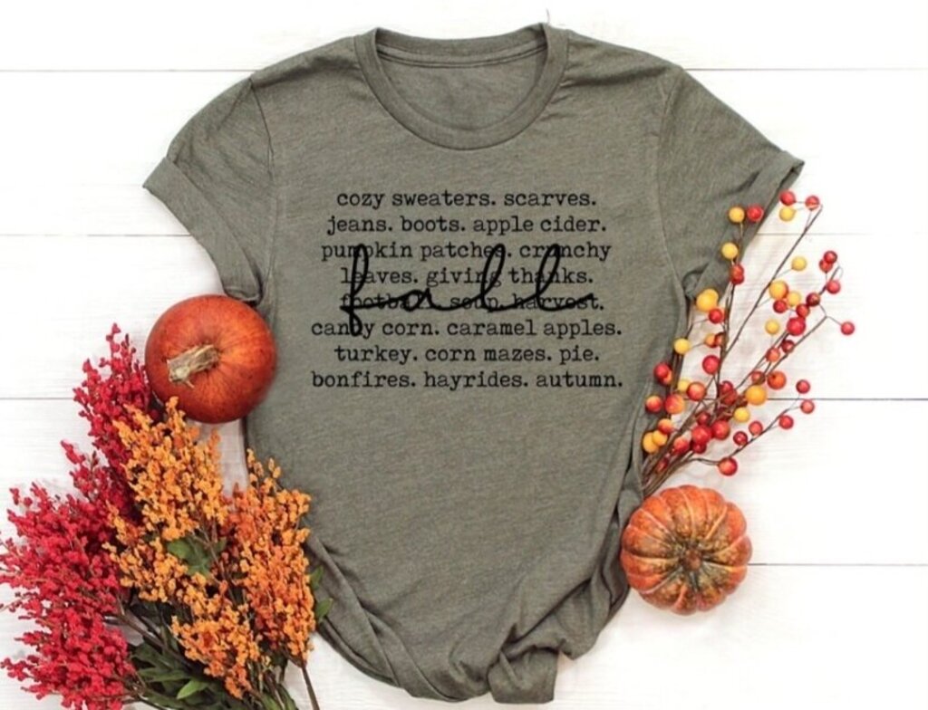 Fall Word Collage