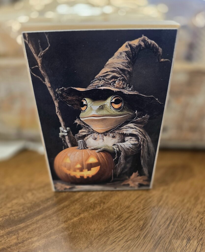 Frog Witch Block