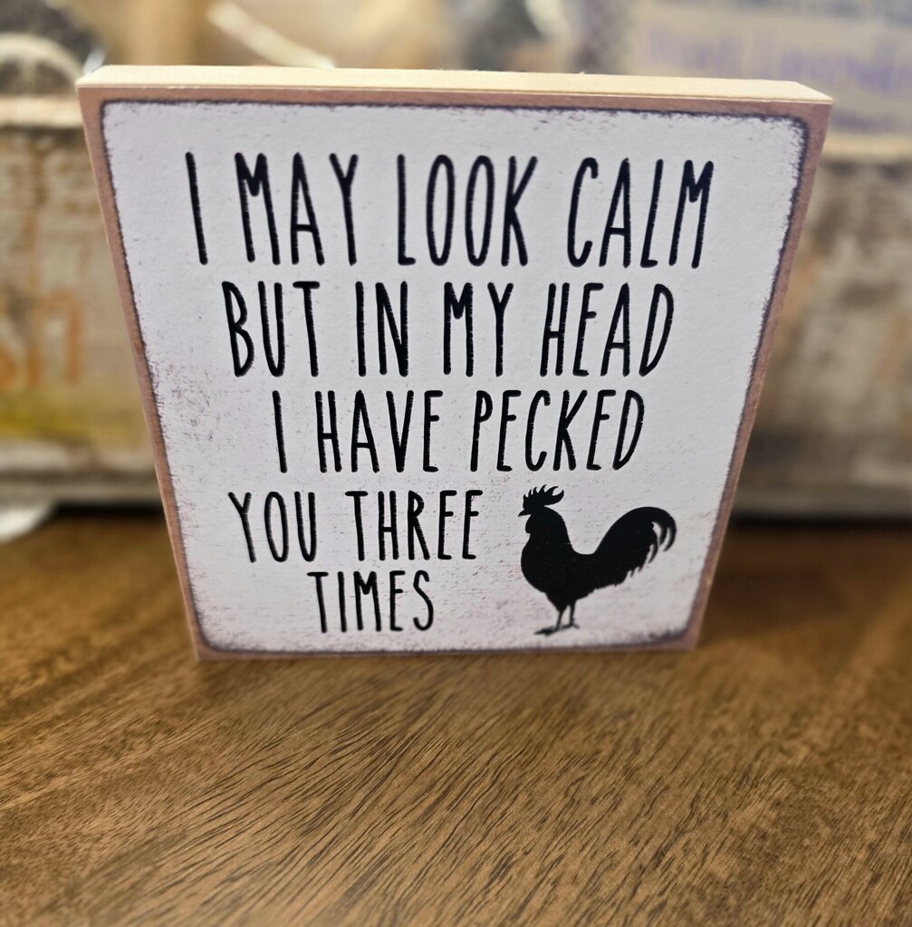 Look Calm Block