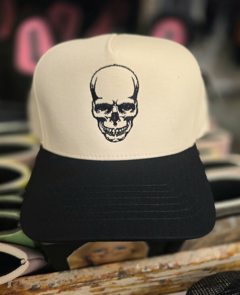 Skull Embroidered Hat