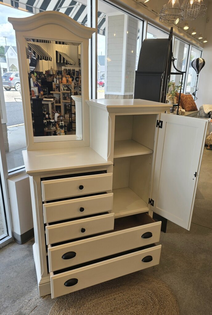 Dresser with mirror