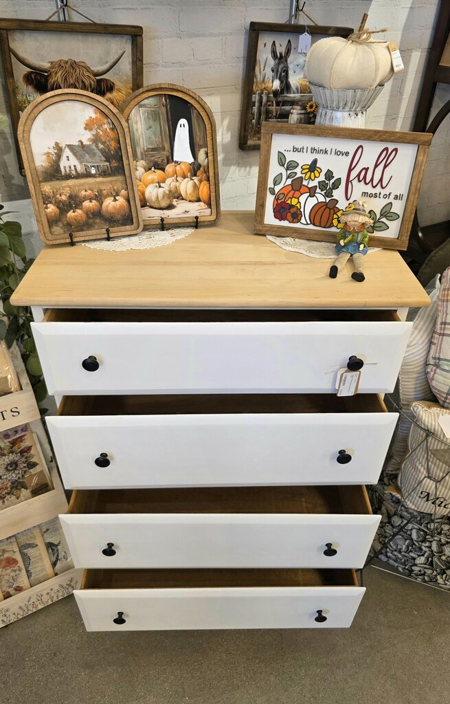 Petite White Dresser