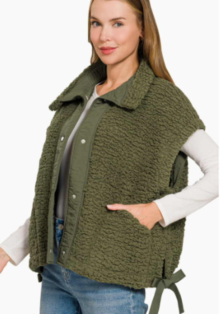 Oversized Faux Fur Vest