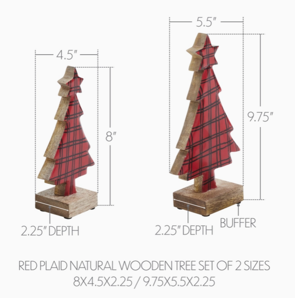 Red Plaid Tree