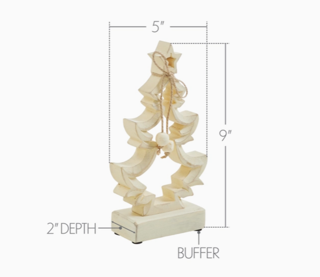 Distressed Cream Tree