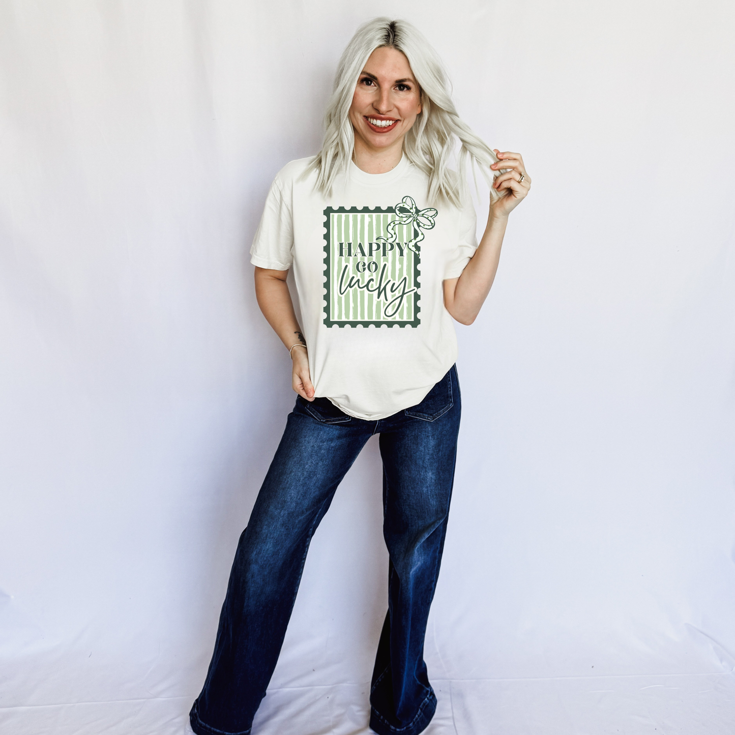 Happy Go Lucky Graphic Tee