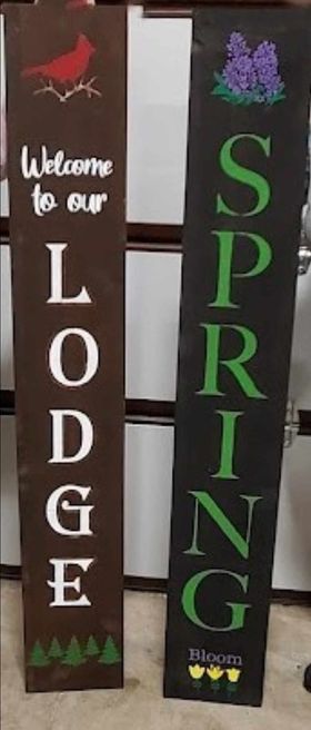 Welcome Porch Sign Class 01/27 11:30am