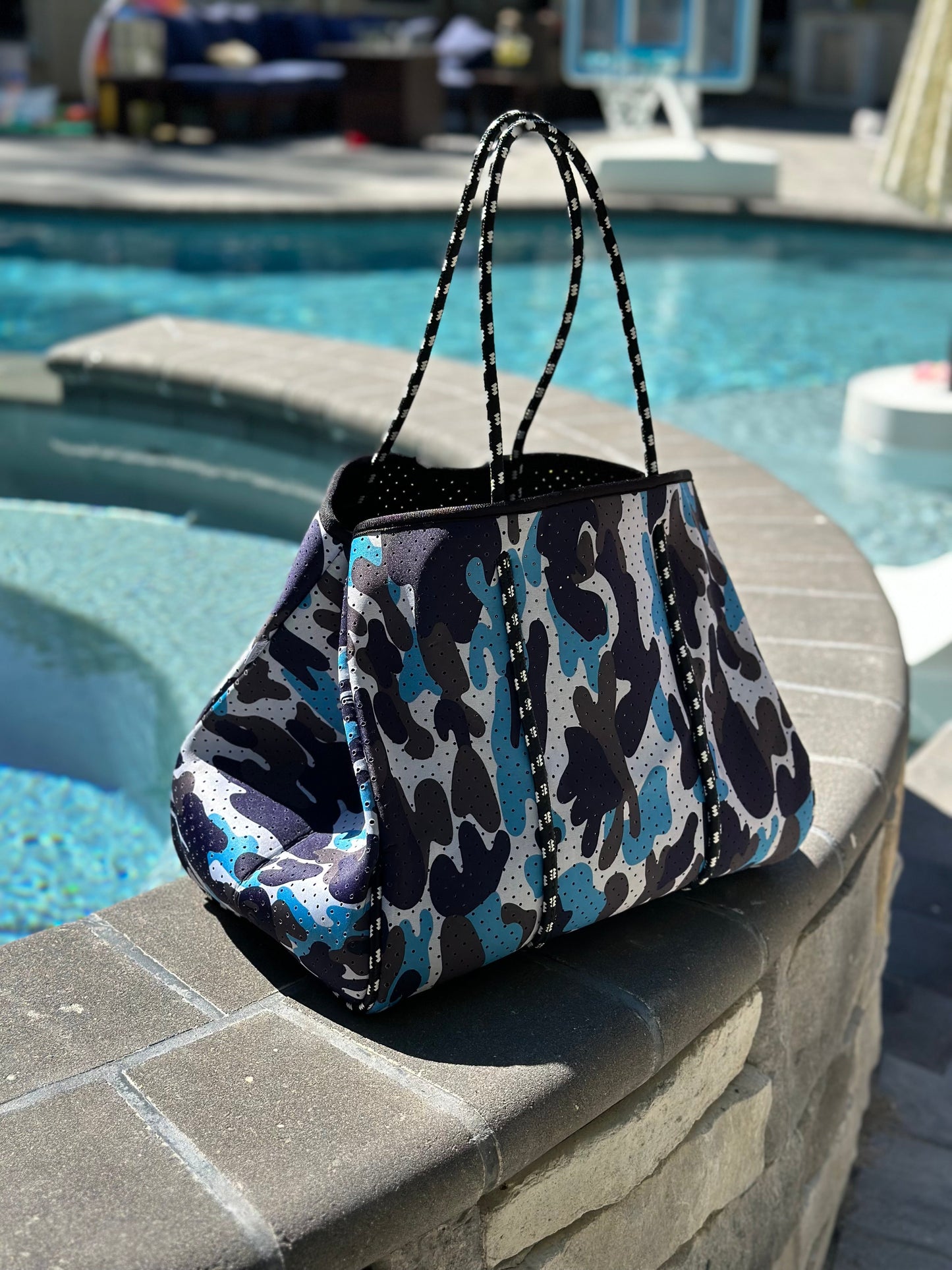 Ready to Ship | The Carly Camo Neoprene Tote