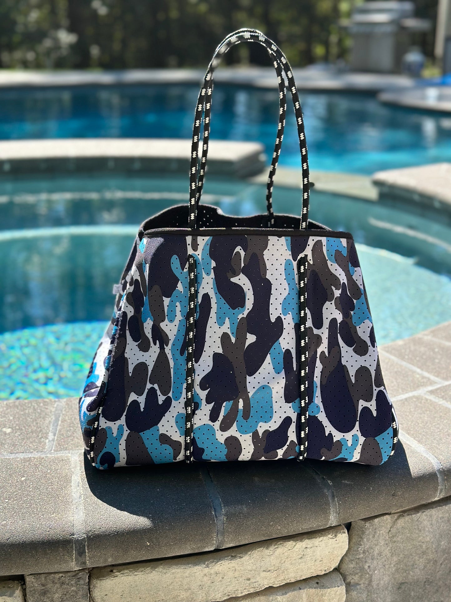 Ready to Ship | The Carly Camo Neoprene Tote