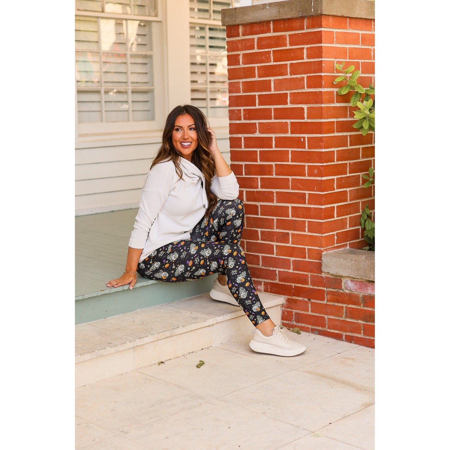 Ready to Ship | Halloween Gnomes Full Length Leggings